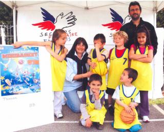 Lécole de basket de la Stella a participé à la fête du basket-1