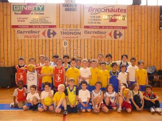 Tournoi de minibasket au Gymnase du Genevray..