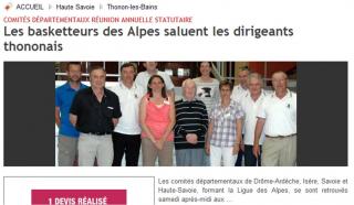 Assemblée Générale de la Ligue des Alpes..